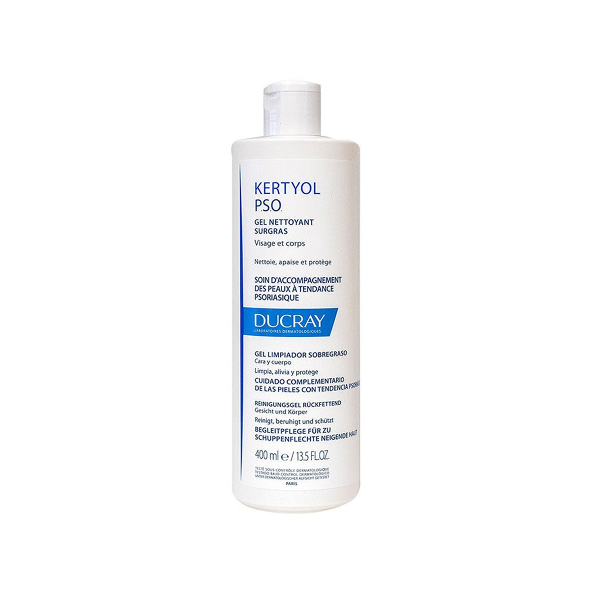 Ducray Kertyol P.S.O. Xhel Pastrues Shumë i Pasur-400ml