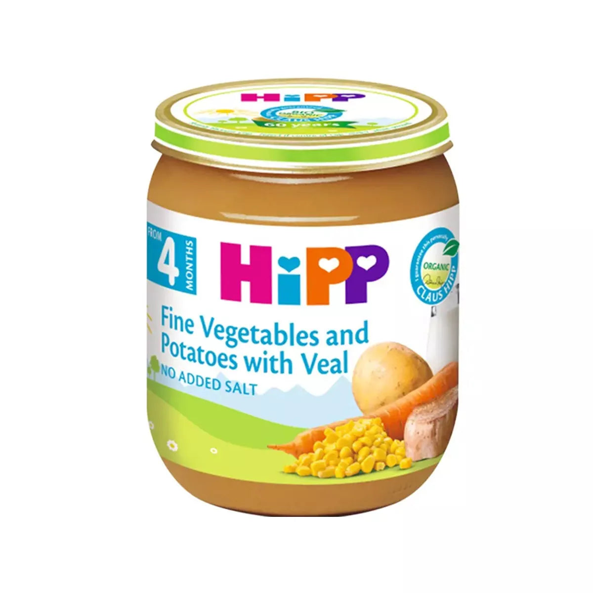 hipp pure karrota patate dhe mish pule +4m