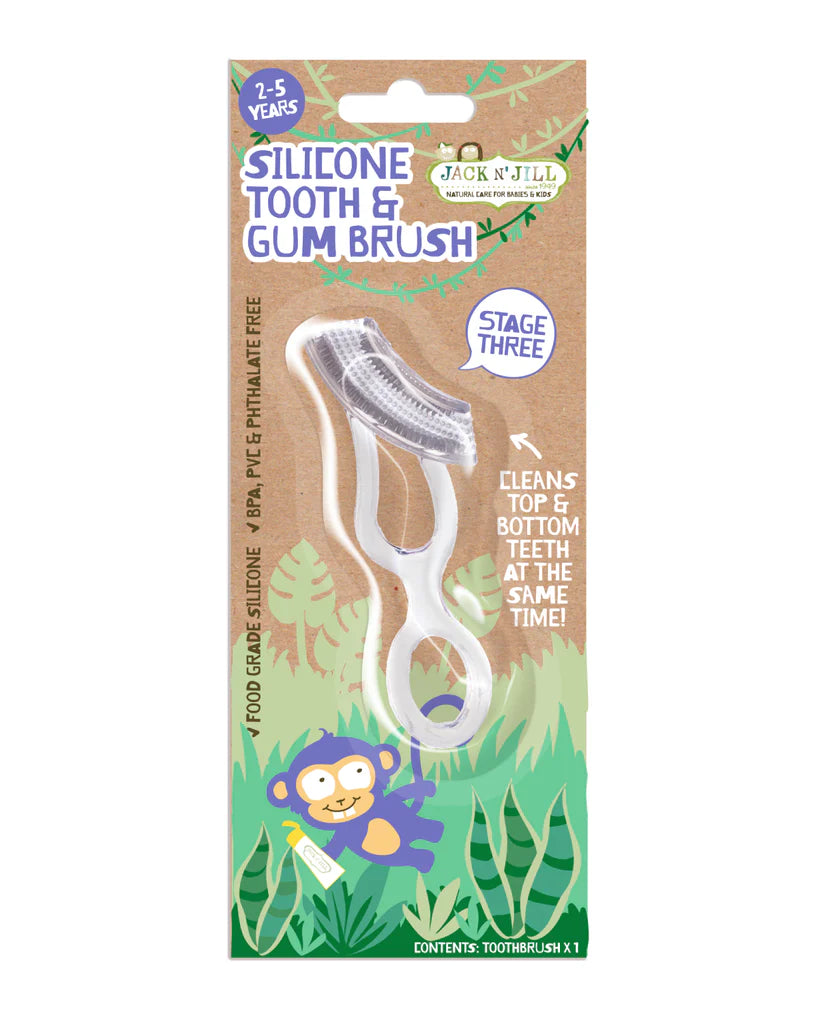 Jack N' Jill - Stage 3 Silicone Tooth & Gum Brush (2-5 vjeç)