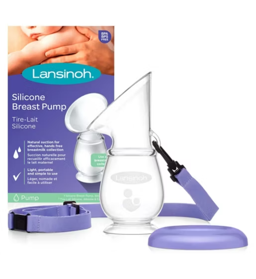 LANSINOH SILICONE BREAST PUMP MILK COLLECTOR Pompe Gjiri