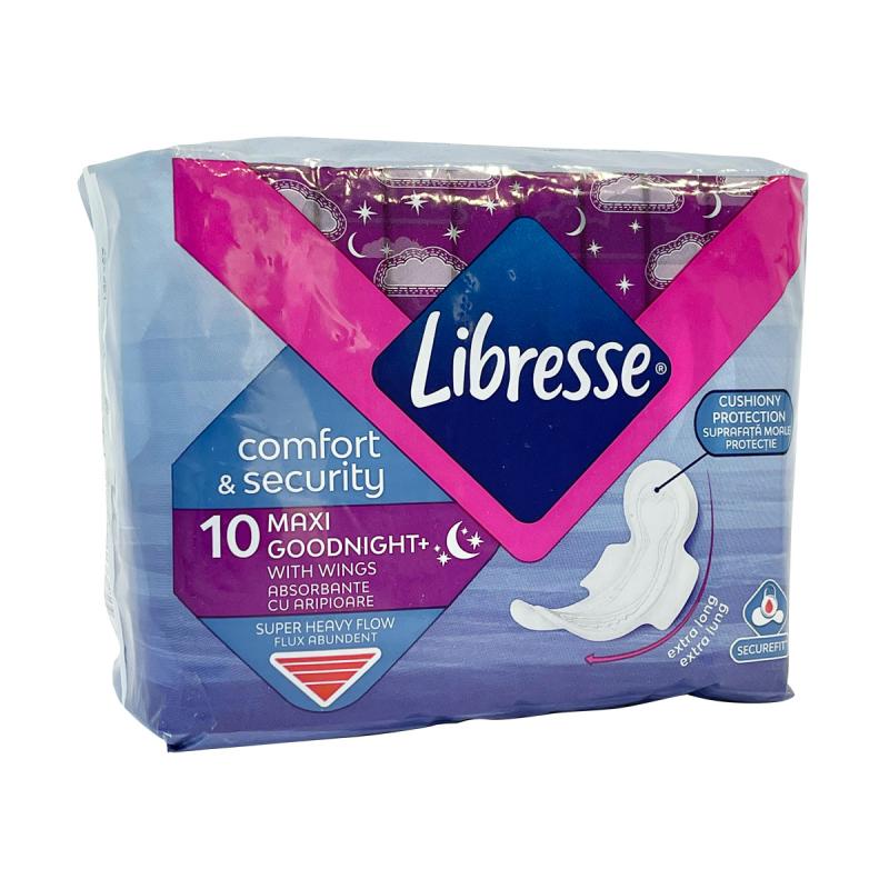 LIBRESSE 10 MAXI+ WITH WINGS