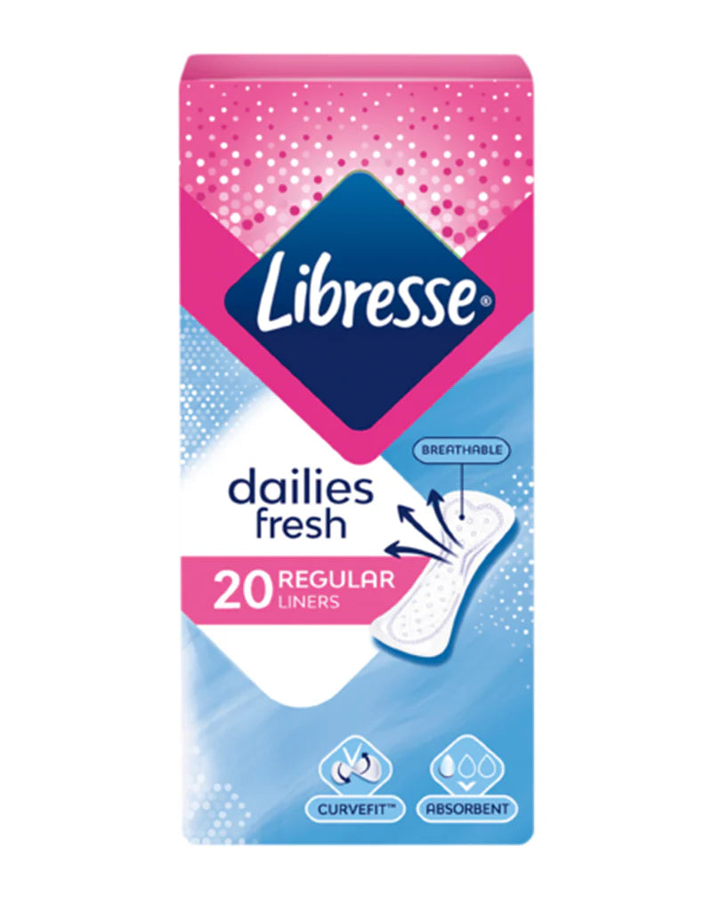 LIBRESSE DAILIES 20 REGULAR LINERS