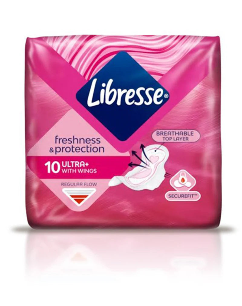 LIBRESSE V PROTECTION 10 ULTRA+ WITH WINGS