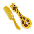 LORELLI COMB AND BRUSH GIRAFFE SET