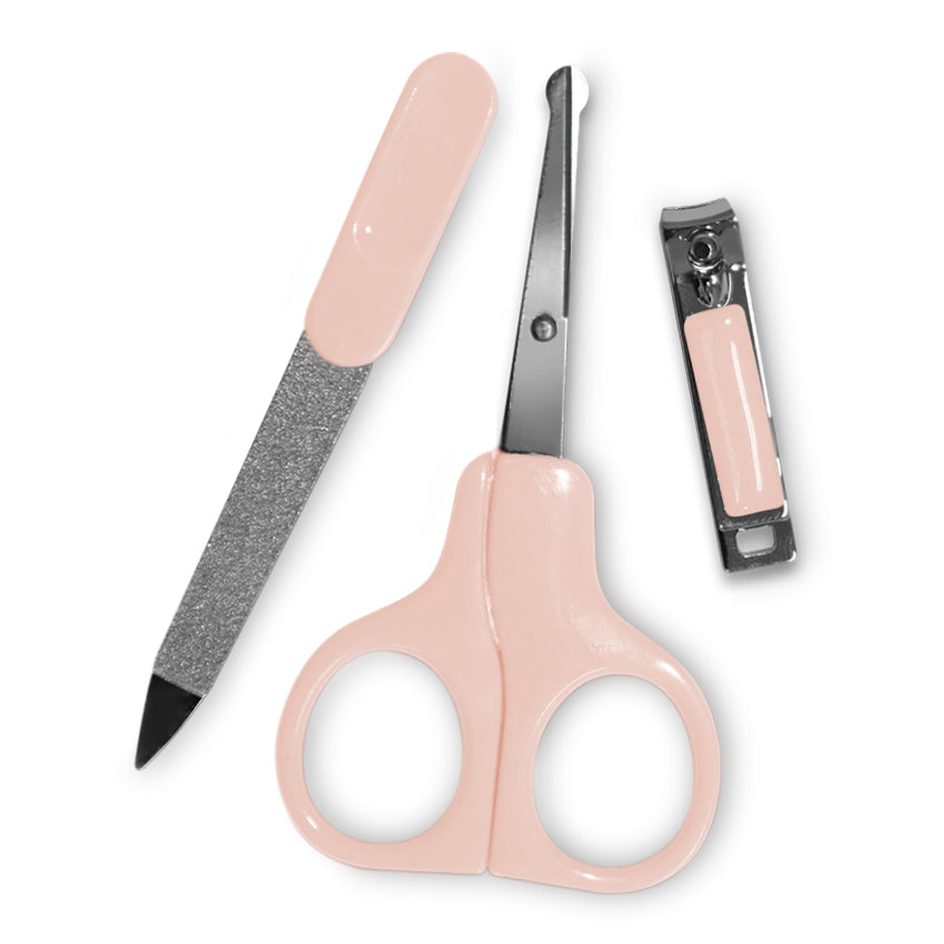 LORELLI MANICURE SET 3 PIECES PINK