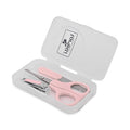 LORELLI MANICURE SET IN CASE 3 PIECES PINK