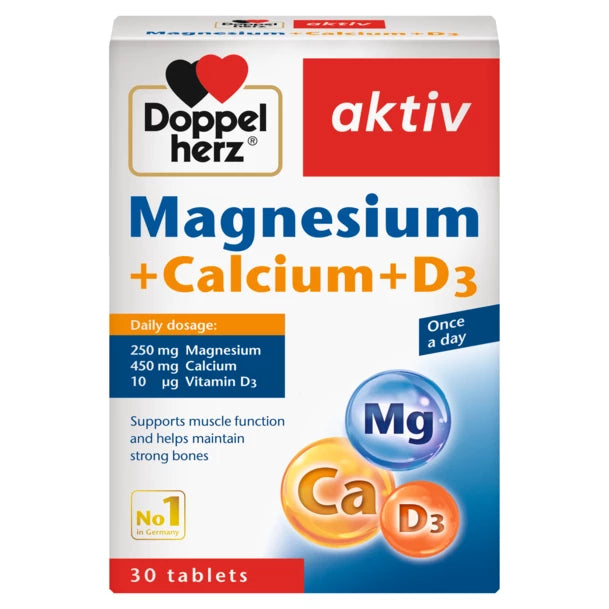 Doppelherz Magnesium + Calcium + D3 x 40 tableta