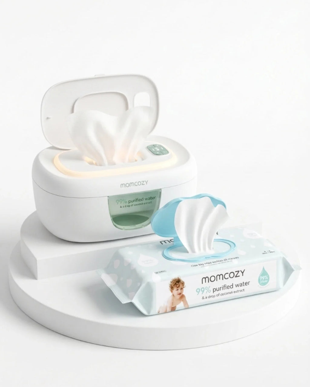 Momcozy  WW01 Wet Wipe Warmer – Ngrohës për Peceta të Lagura për Bebe