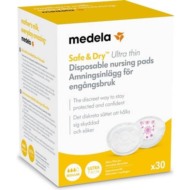 Medela Safe & Dry™ – Kupeta gjiri njëpërdorimshe ultra të holla, 30 copë