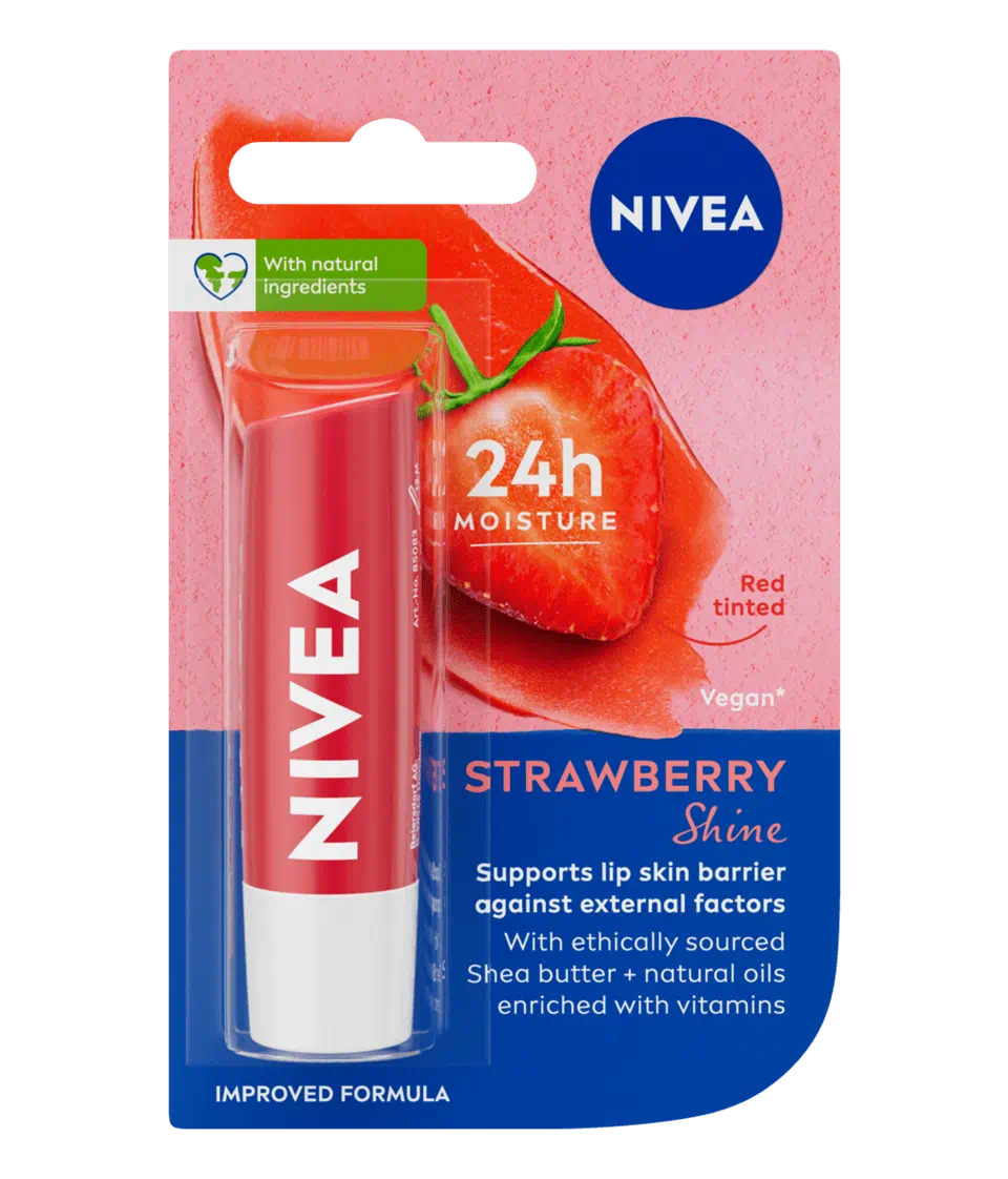 NIVEA LIP CARE FRUITY SHINE STRAWBERRY