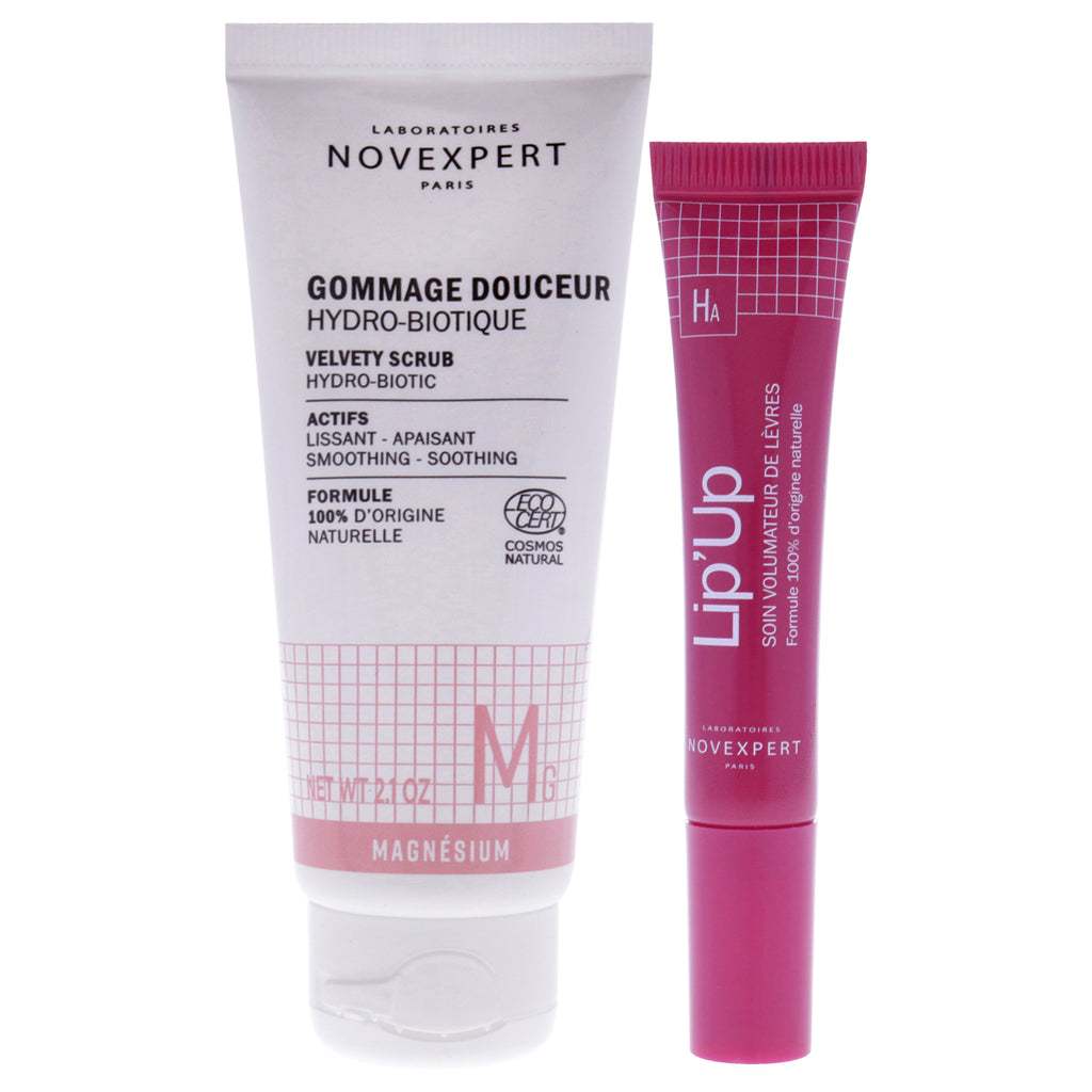 NOVEXPERT RENEW YOUR SKIN DUO SET FACE GENTLE SCRUB + PLUMPING LIP CARE