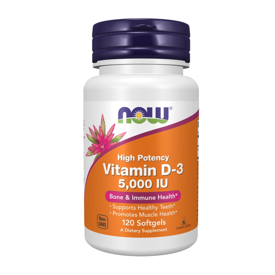 NOW VITAMIN D3 5000UI