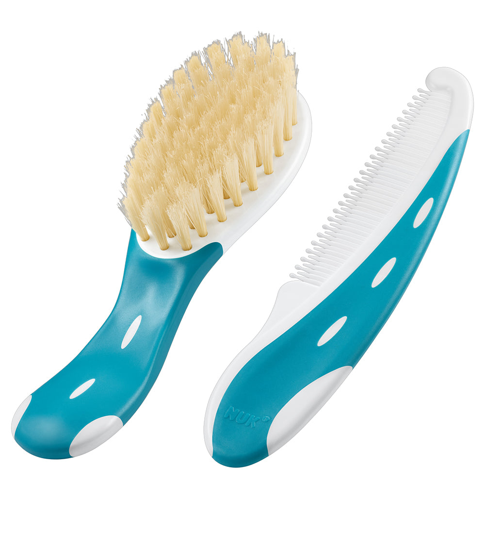 NUK BABY BRUSH WITH COMB BLUE