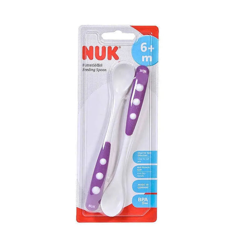NUK FEEDING SPOON 6M+ PURPLE