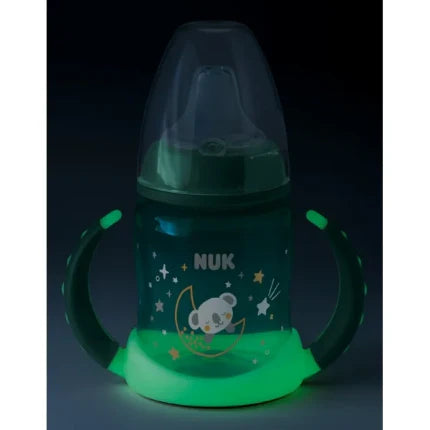 NUK FIRST CHOICE LEARNER BOTTLE NIGH T GREEN 6-18M 150ML