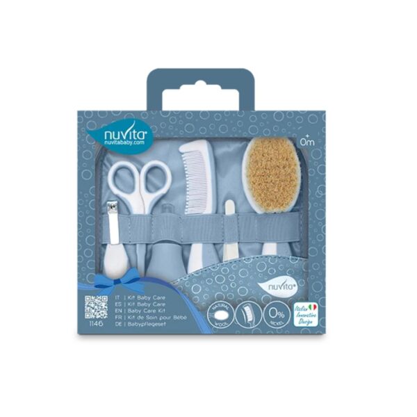 NUVITA SET PER KUJDESIN E BEBIT THONJ+FLOKE BLU