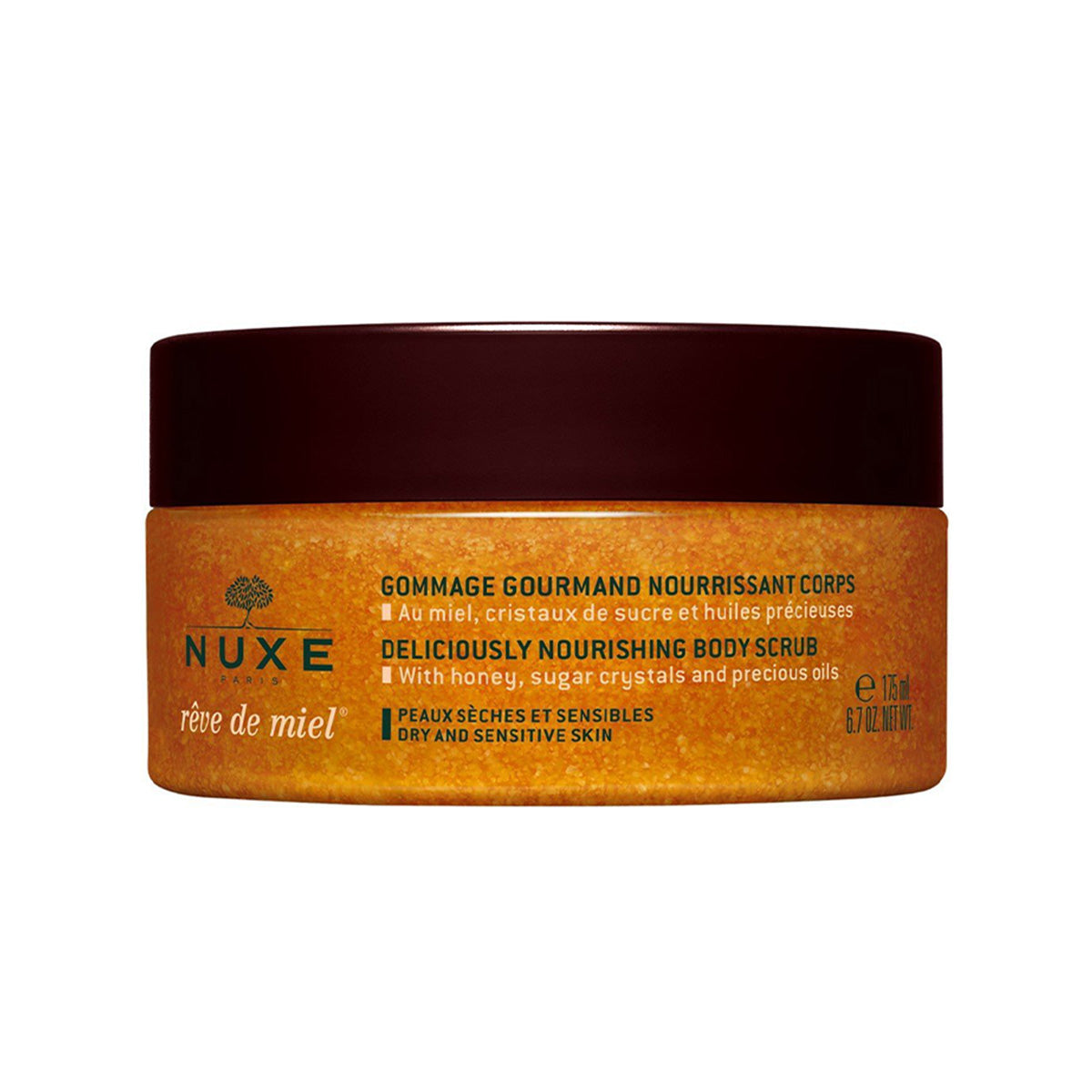 Nuxe Rêve de Miel Nourishing Body Scrub –175ml