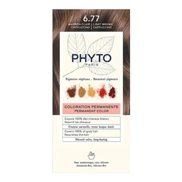 PHYTOCOLOR 6.77 LIGHT BROWN CAPPUCCINO
