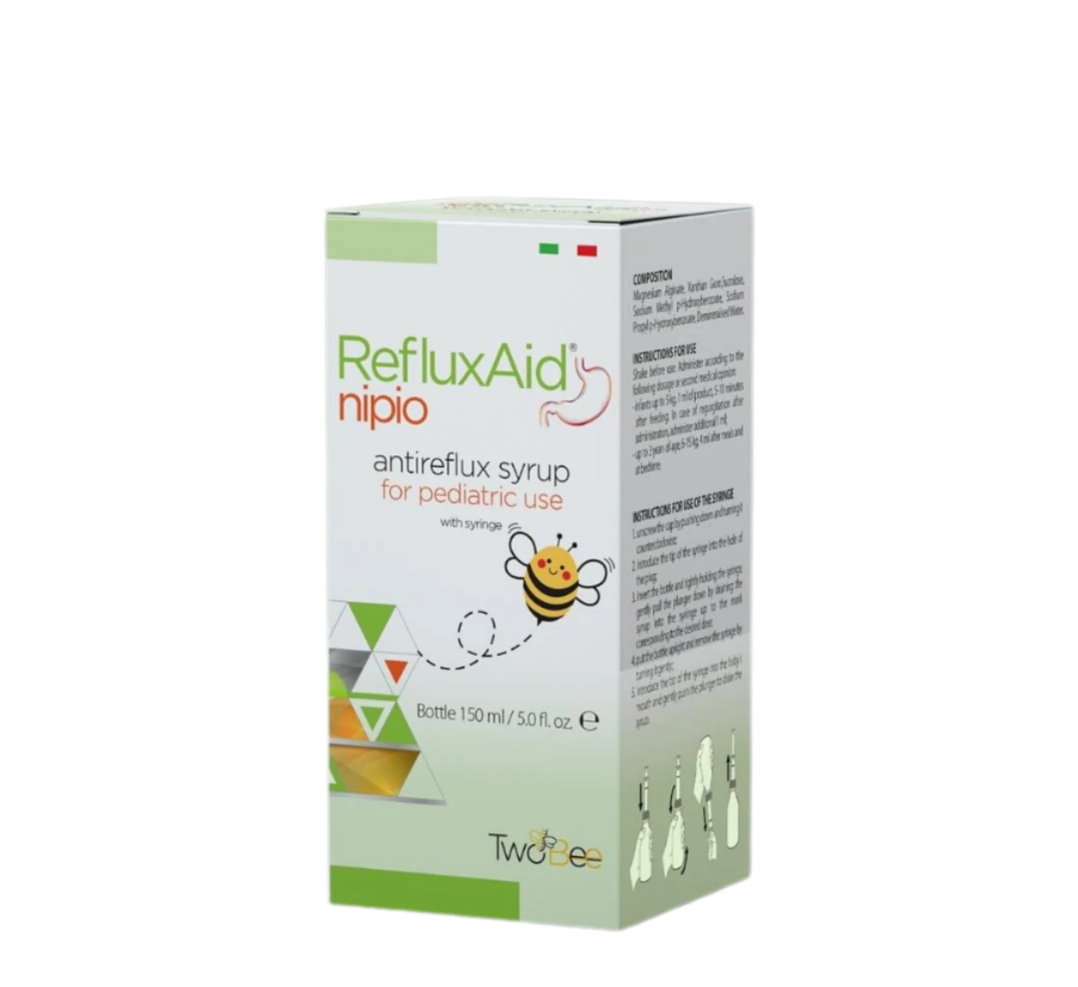 RefluxAid Nipio Antireflux Shurup – Mbrojtje natyrale kundër refluksit te foshnjat dhe fëmijët