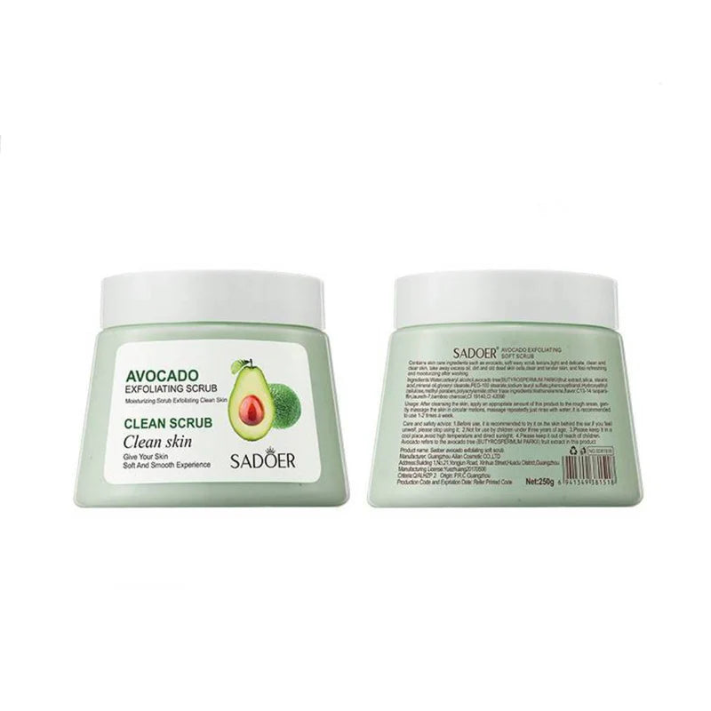 SADOER AVOCADO EXFOLIATING SCRUB