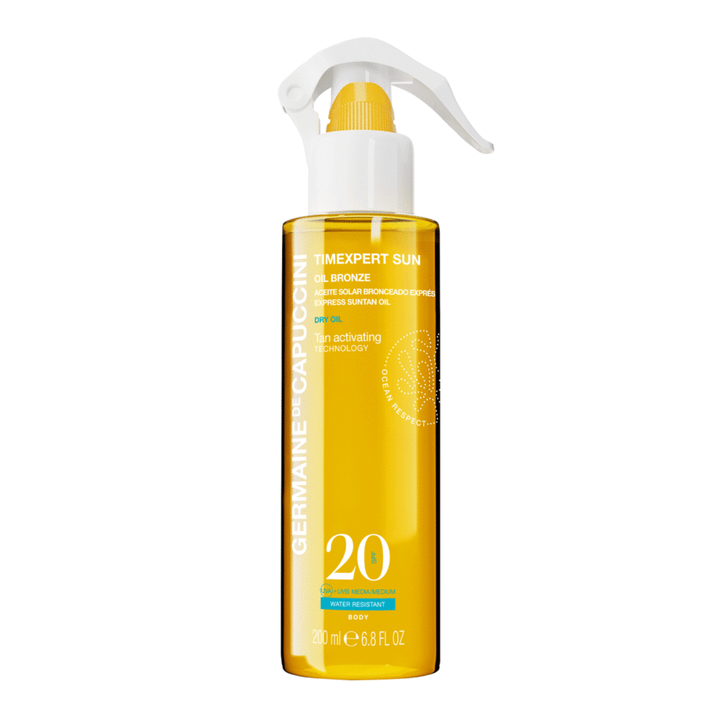 GERMAINE DE CAPUCCINI TIMEXPERT SUN EXPRESS SUNTAN OIL SPF20 Vaj nxires