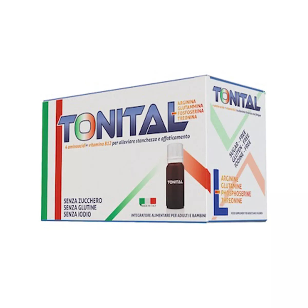 Tonital - 10 Flakonë me aminocide & vitamin B12