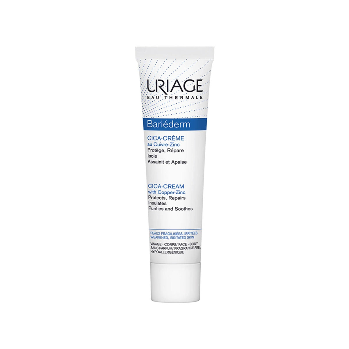 Uriage Bariéderm Cica-Cream – Krem Riparues dhe Qetësues për Lëkurë të Dëmtuar (100 ml)