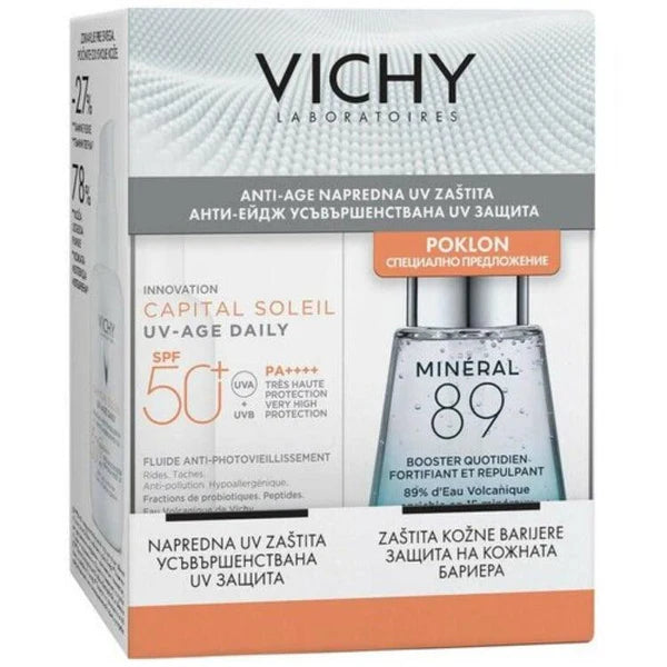 VICHY CAPITAL SOLEIL UV AGE DAILY SPF50 + MINERAL 89 SERUM FREE