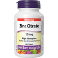 WEBBER NATURALS ZINC CITRATE 50MG