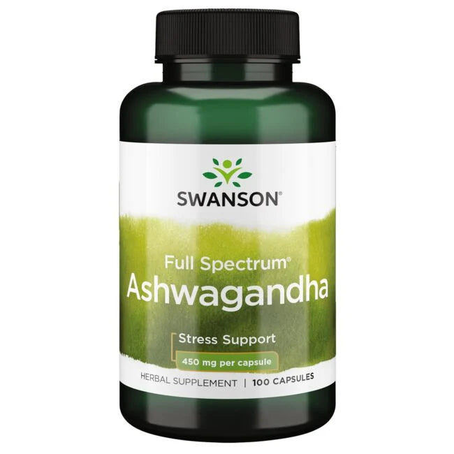 Swanson Ashwagandha 450 mg x 100 Kapsula