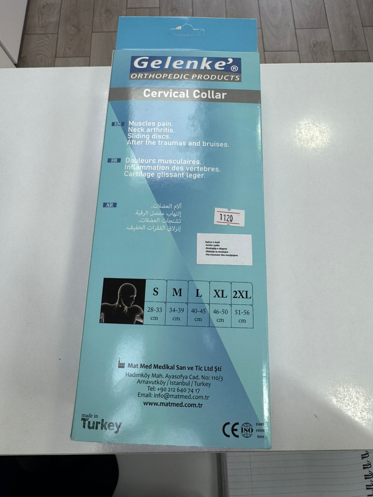 Gelenke A-1010 Cervical Collar mbështetje ortopedike per qafen