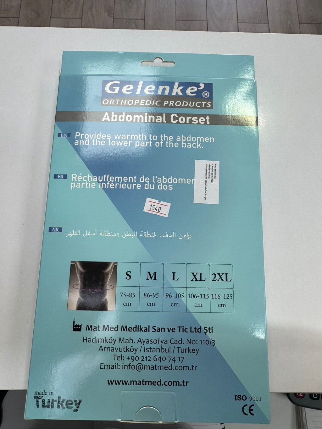 GELENKE KORSE ABDOMINALE E-5095