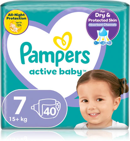 Pampers Active Baby Nr 7 x 40 cp