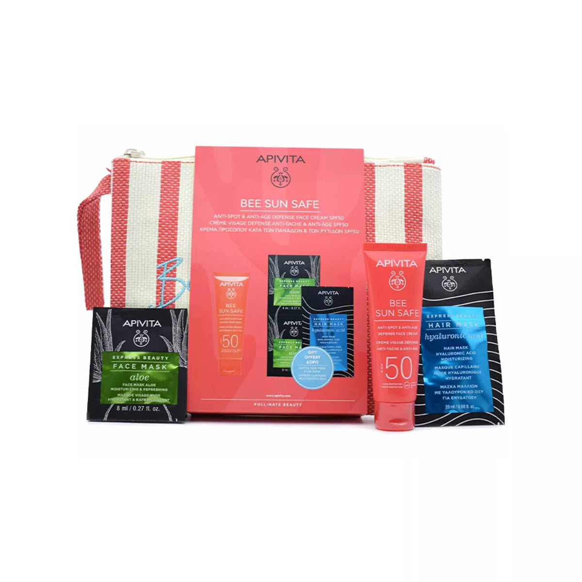 Apivita Bee Sun Safe Anti-Spot & Anti-Age Face Cream SPF 50 – Set