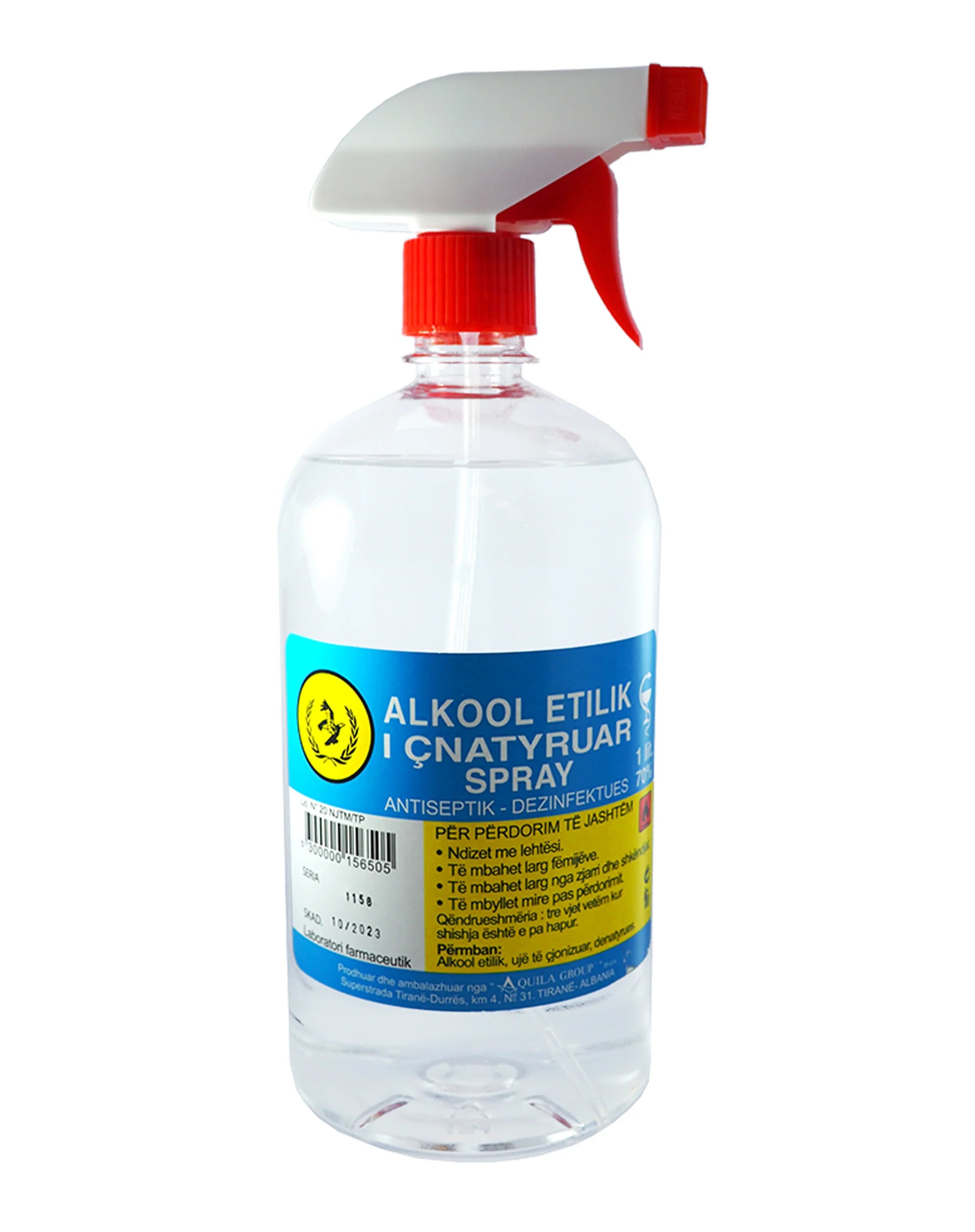 ALKOOL 70% 1 LITER SPRAJ