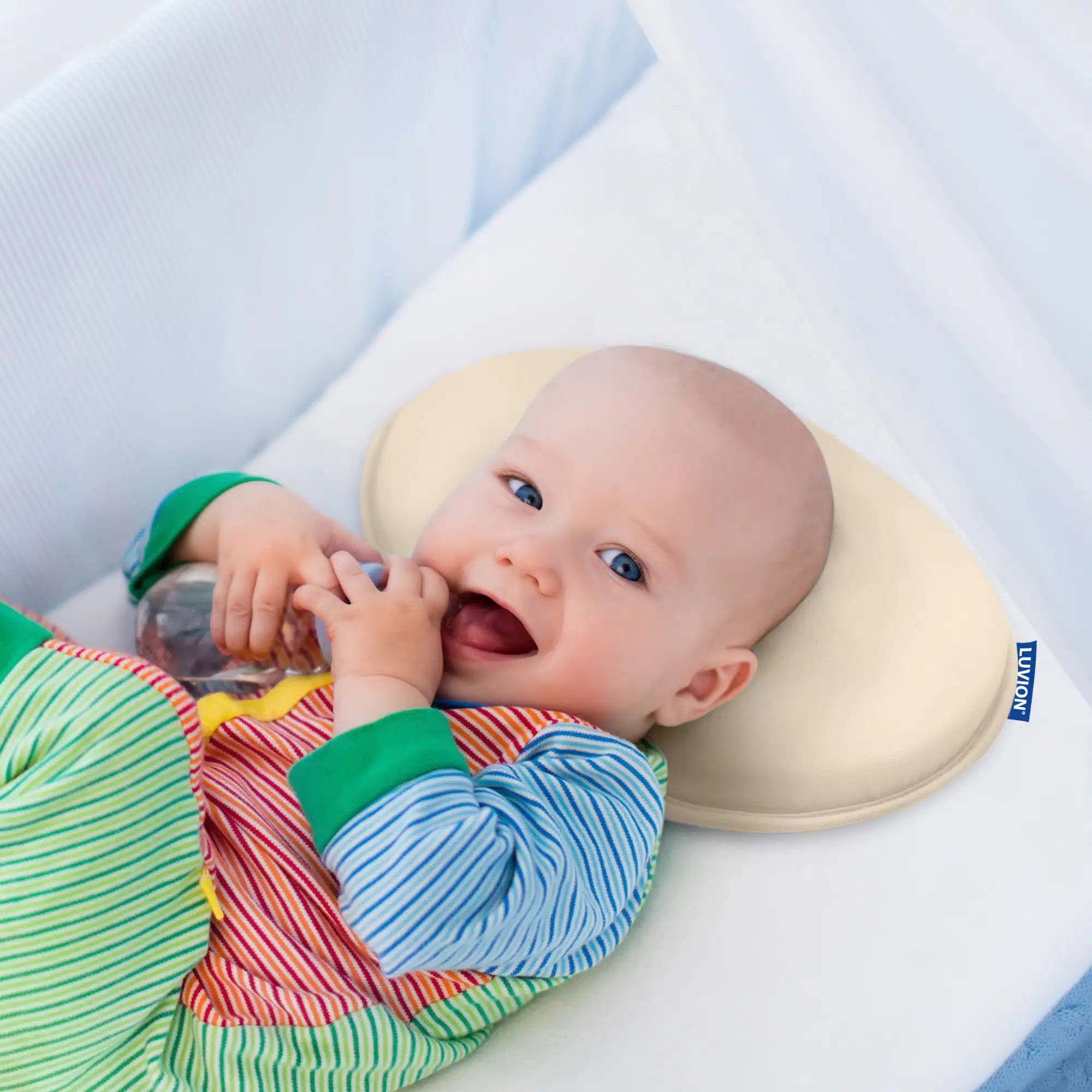 LUVION baby head rest pillow – Jastëk Ergonomik për Kokën e Bebit