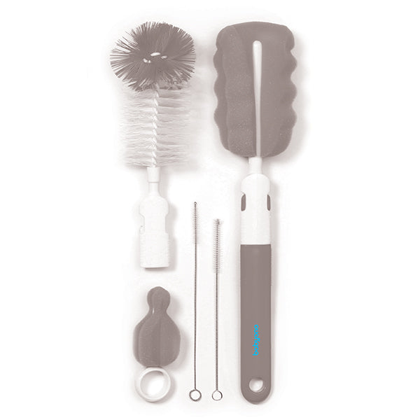 Babyono Set of Brushes for Bottles and Teats Set me furce/sfungjer per biberon dhe kokat e biberonit