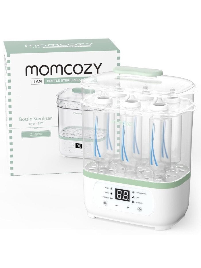 Momcozy  8 in 1 Baby Bottle Steam Sterilize – Sterilizues me Avull 8-në-1 për Biberona Bebesh