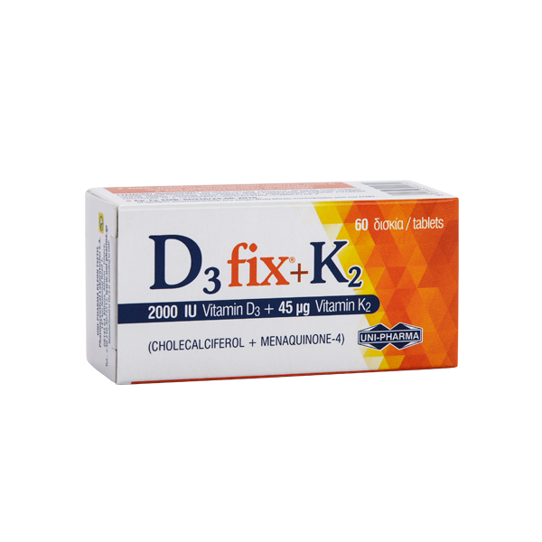 D3 Fix 2000 IU + K2 x 60 tab