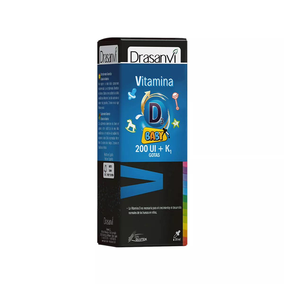 Drasanvi Vitamina D3 Baby 200 UI + K1 15ml Suplement Ushqimor