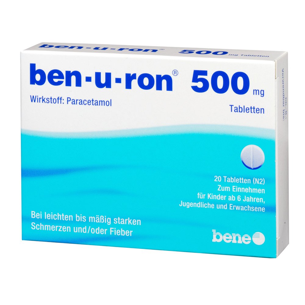 Ben-u-ron 500mg x 20 tab