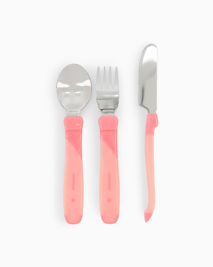 TWISTSHAKE CUTLERY LEARNING SET 12M+PINK