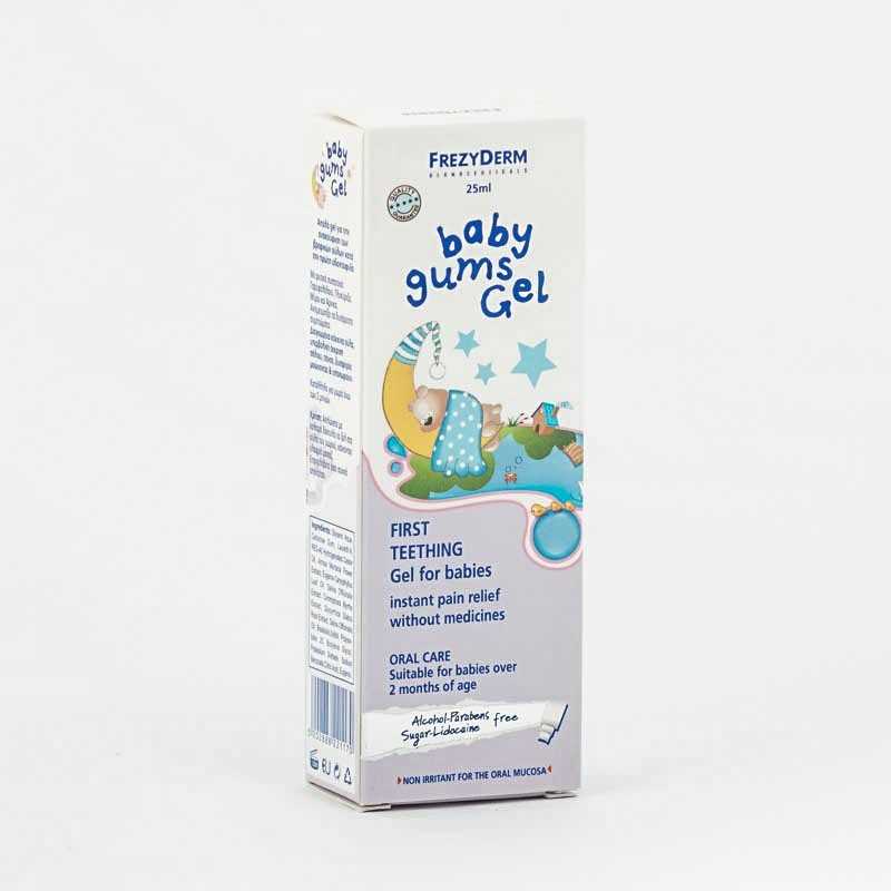 Frezyderm Baby Gums Gel 25ml Xhel per Trajtimin dhe lehtesimin e misherave te foshnjave