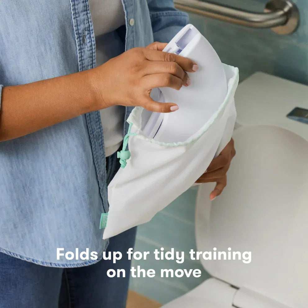 Frida Mom Fold And Go Potty Seat–Ulëse Portative e Palosshme për Tualet për Fëmijë