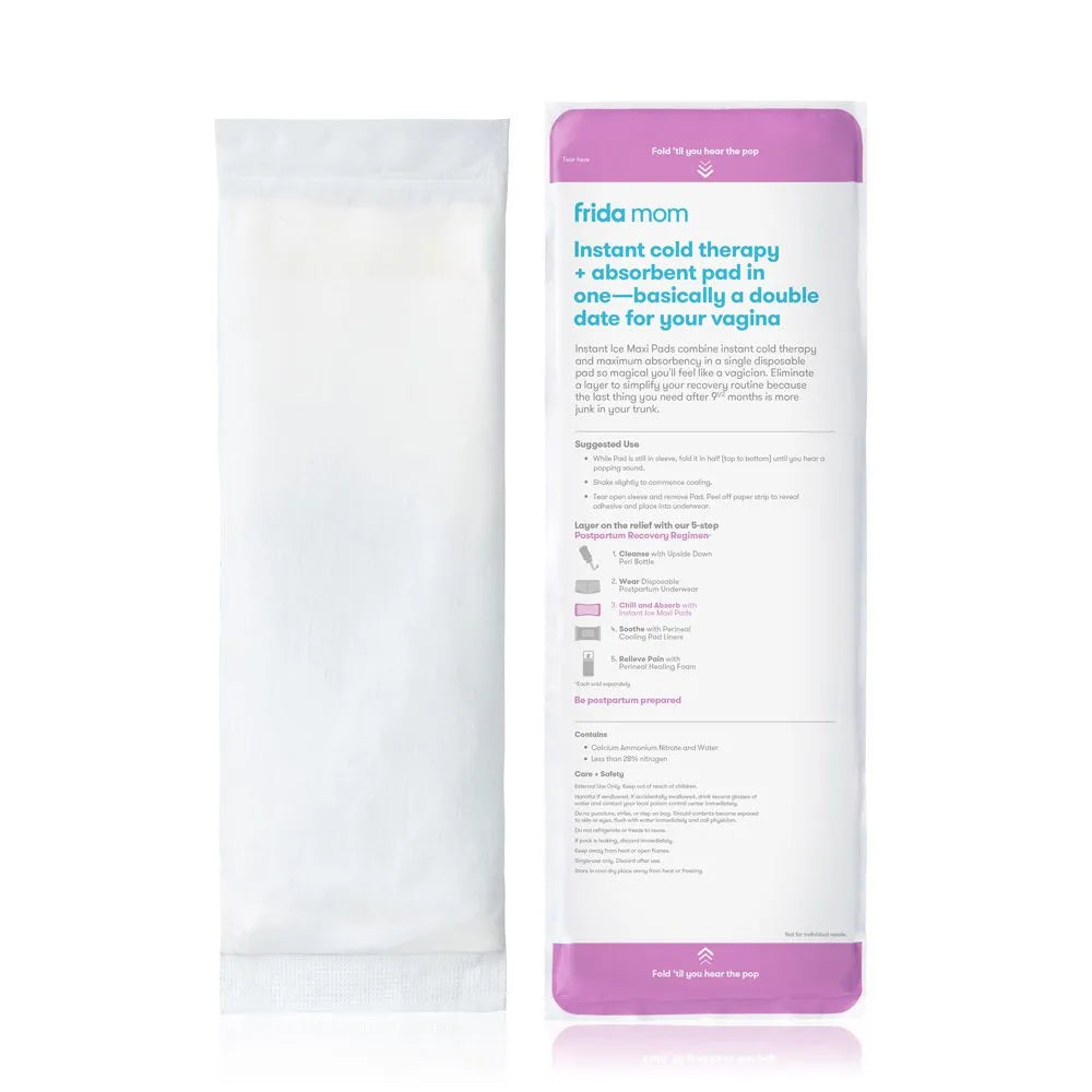 Frida Mom  Rapid Relief Cold Pads + 2 Underwear – Kompresa të ftohta për lehtësim të shpejtë + 2 palë të brendshme