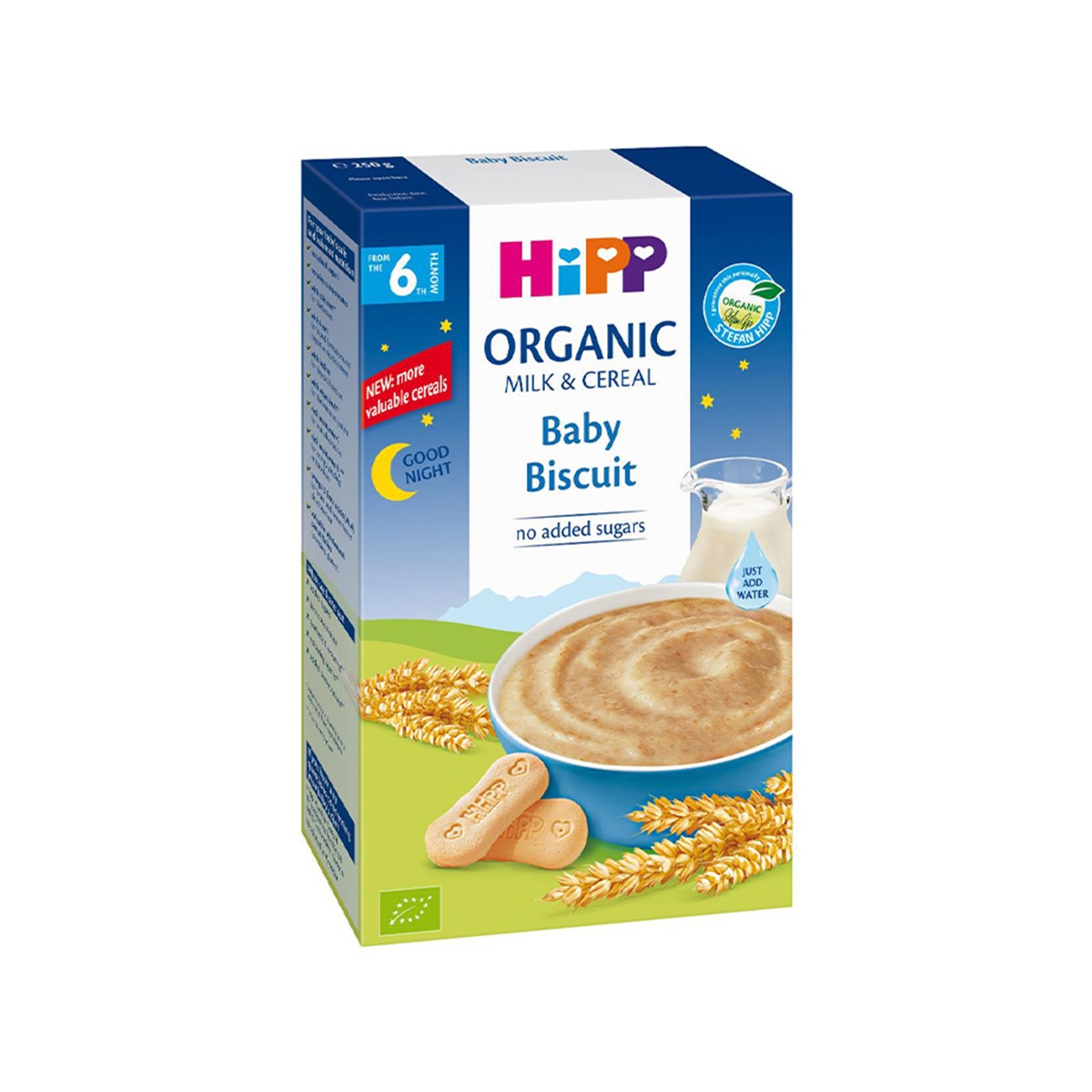 Hipp - Muhalebi nate me drithëra dhe biskota (6m+)