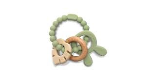 Lorelli Rabbit Silicone & Beech Wood Teether-Kruajtëse Dhëmbësh