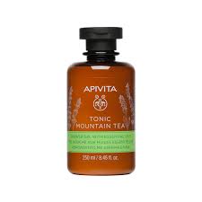 Apivita Tonic Mountain Tea Shower Gel with Essential Oils -250ml