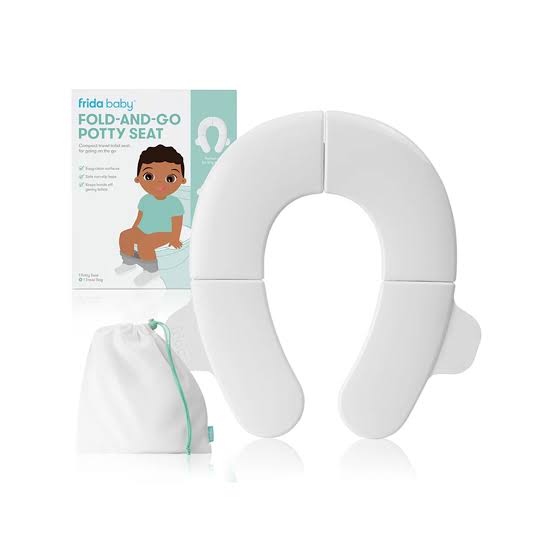Frida Mom Fold And Go Potty Seat–Ulëse Portative e Palosshme për Tualet për Fëmijë