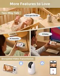 Momcozy BM04 Smart Baby Monitor– Monitor Inteligjent për Fëmijë me Ekran 5” dhe Wi-Fi